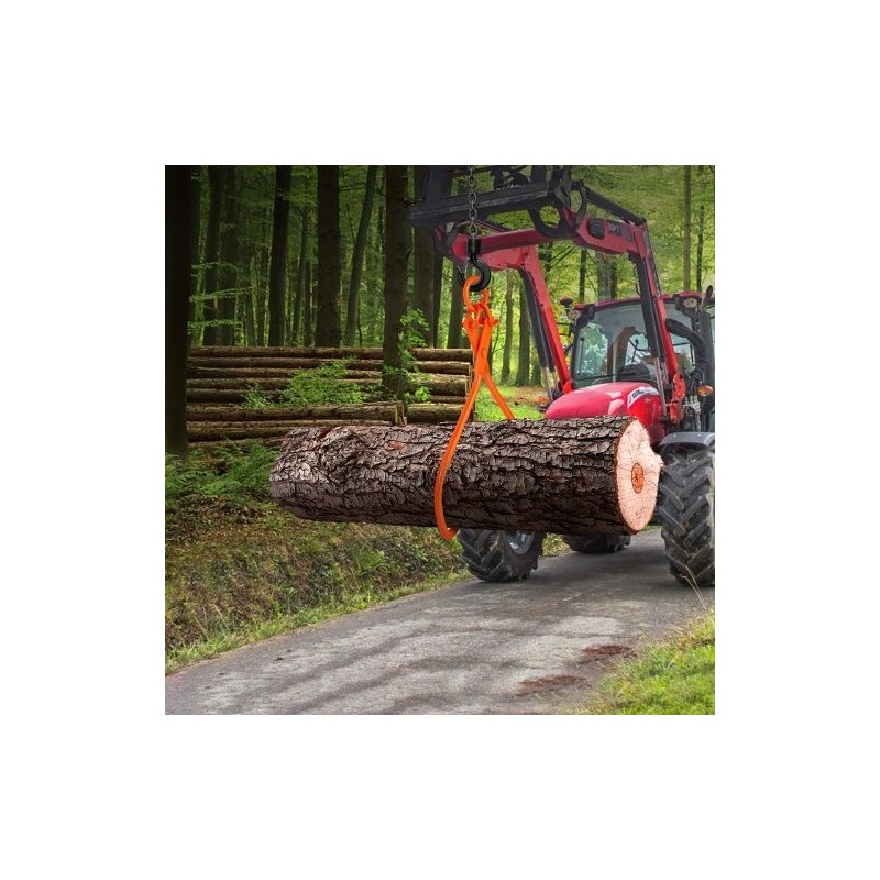 Puutavarapihdit teräksiset 32 tuuman tartunta 700 kg nostoon ja vetoon