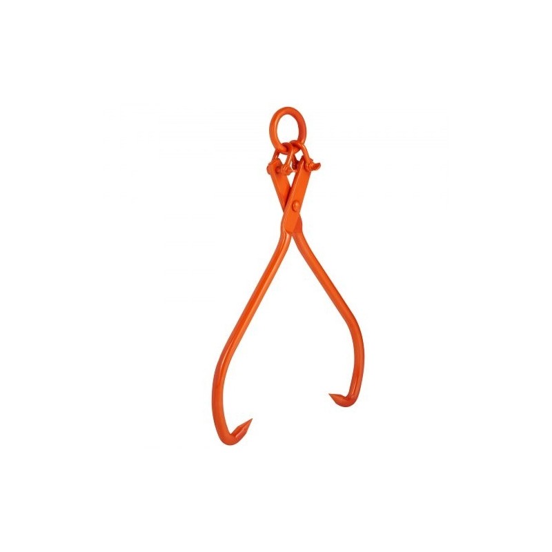 Puutavarapihdit teräksiset 32 tuuman tartunta 700 kg nostoon ja vetoon