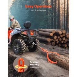 Puutavarapihdit kaksoispiikki taottu teräs 710 mm avaus 500 kg nostokyky