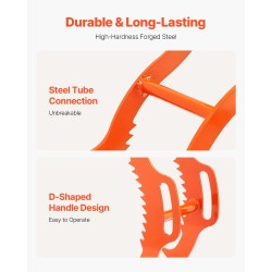 Nostopihdit taottu teräs 4-koukkuinen kotkankynsi 710 mm aukko kuorma-autoille ja traktoreille