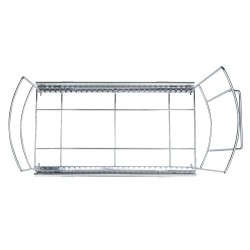 Ulosvedettävä jäteastia-alusta rautarunko 312x410x540 mm alakaappiin kantavuus 16 kg sileät liukukiskot