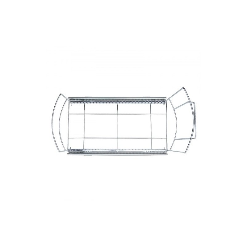 Ulosvedettävä jäteastia-alusta rautarunko 312x410x540 mm alakaappiin kantavuus 16 kg sileät liukukiskot