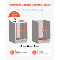 Vedettävä jäteastia keittiökaappiin kaksi 27QT astiaa PP-muovia rautaiset kuulalaakeroidut liukukiskot kantavuus 25kg