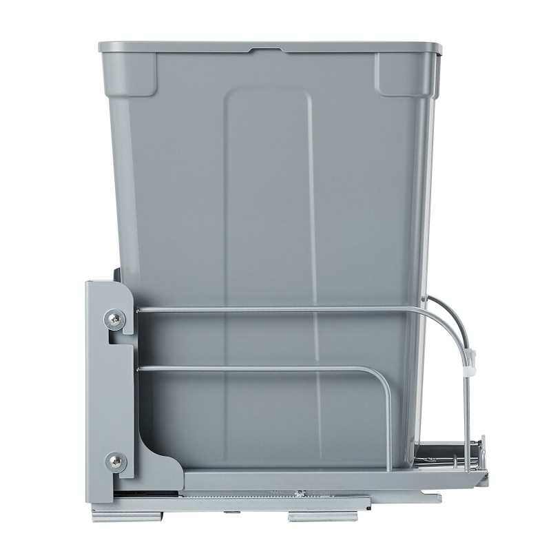 Ulosvedettävä alakaapin jäteastia PP-muovi kolmenkymmenen kilogramman kantavuus pehmeästi sulkeutuvat rautakiskot