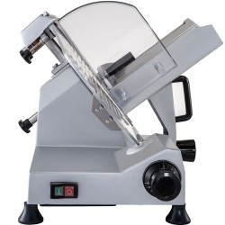 Sähköinen leikkelekone 320W alumiinirunko 12 tuuman hiiliteräs terä 0–15 mm