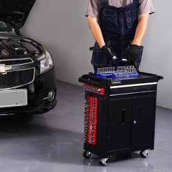 Magneettinen hylsyalusta ABS-muovi 4 kpl 1/4 ja 3/8 tuumaa tilaa 108 hylsylle