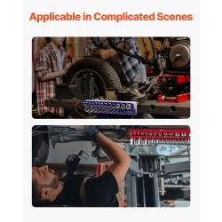 Magneettinen hylsyjärjestelijä 8 osaa muovi kumimagneetti metrinen ja tuumakoko 199 hylsylle