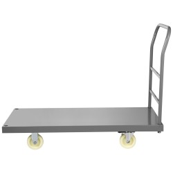 Teräksinen tasovaunu 907 kg 1200 x 610 mm 125 mm nailonrullat