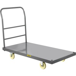 Teräksinen tasovaunu 907 kg 1200 x 610 mm 125 mm nailonrullat