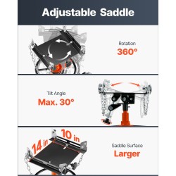 Hydraulinen teleskooppinen vaihteistonostin 600 kg 81–170 cm jalkapoljin 360 asteen pyörät