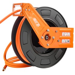 Ilmaletkukela teräskela 3/8 tuumaa 19,8 m hybridipolymeeri 300 PSI automaattinen