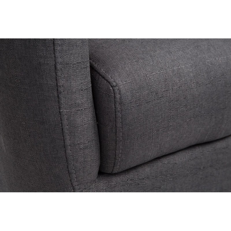 Tilgard mukava nojatuoli pehmustetuilla käsinojilla ja puujaloilla