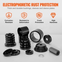 Pyöränlaakerien puristinsarja 24-osainen 13 holkkia 2,2–3,5 tuumaa etuvetoisille autoille