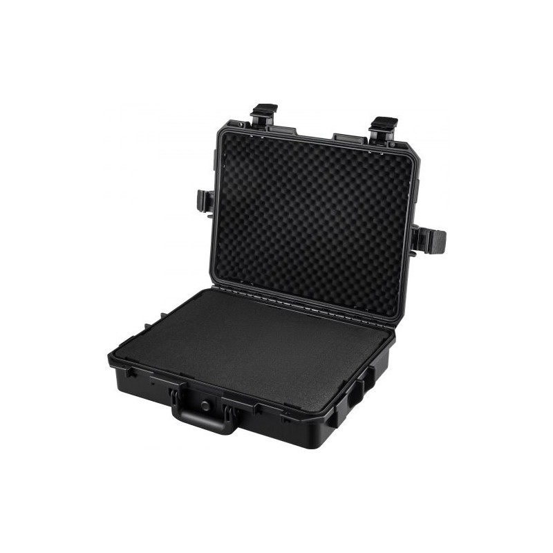 Vedenpitävä kovakotelo polypropeenikuorella muokattavalla vaahtosisuksella 46×36×13 cm 15–17 tuuman kannettaville