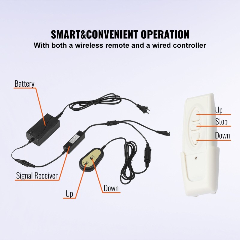 Moottoroitu alumiiniseos TV-nostin 28–32 tuumaisille 77.4–127.4 cm kantaa 132 paunaa