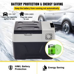 Kompressorijääkaappi 30 L kannettava autoon veneeseen ja kotiin