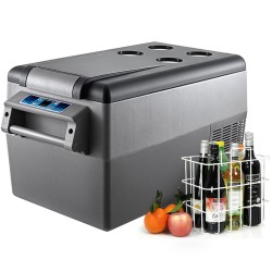 Kompressorilla varustettu 35L kannettava autojääkaappi ja pakastin 12/24V 110–240V