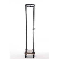 Tyylikäs ja käytännöllinen takkapuuteline pyörillä teolliseen tyyliin