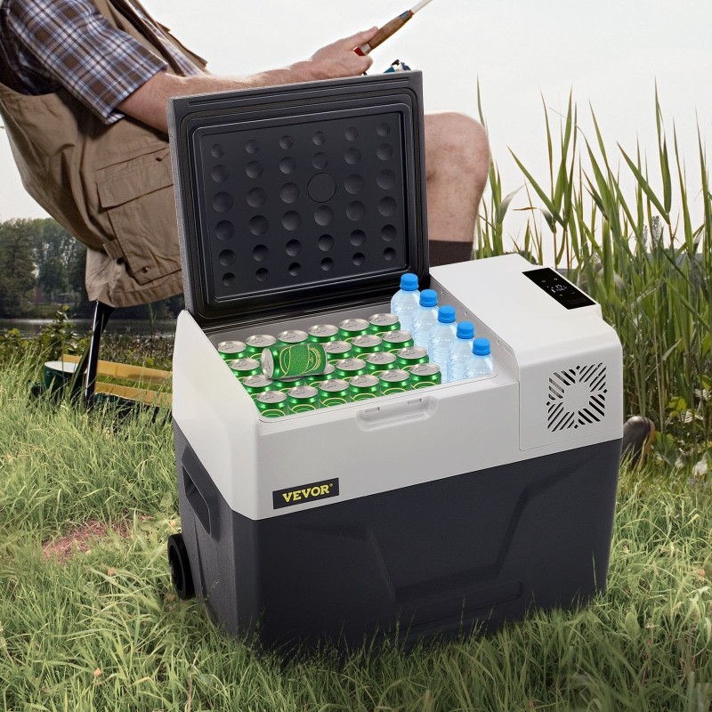 Kompressorijääkaappi 40 l pakastava siirrettävä autoon ja kotiin säädettävällä lämpötilalla