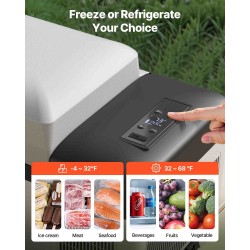 Kompressorijääkaappi 20 l kannettava 12/24 V ja 110–240 V autoon ja kotiin