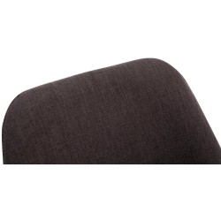 Borneo kangasverhoiltu ruokapöydän tuoli pyökkipuisella rungolla