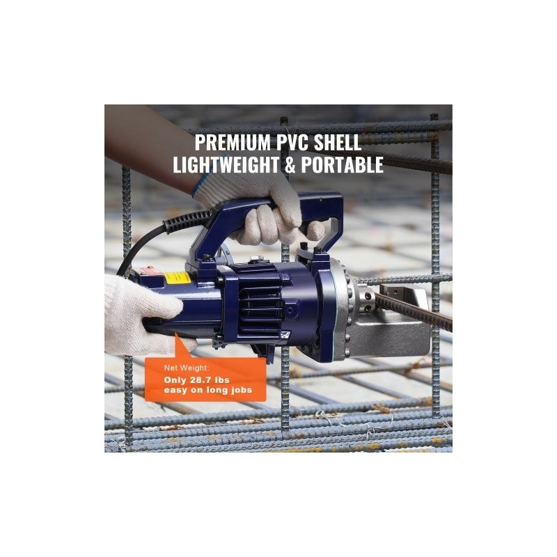 Hydraulinen sähkökäyttöinen raudoitusleikkuri 1000W 4–20 mm RC-20