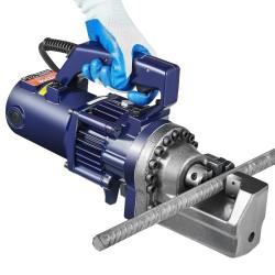 Sähköhydraulinen harjateräksen leikkuri 1350W 4–22 mm työkalulaukulla ja öljyastiolla