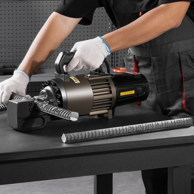 Sähkökäyttöinen hydraulinen harjateräsleikkuri 2300W 5–32 mm valurautarunko