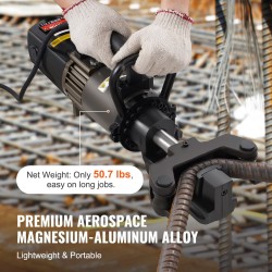 Sähköinen hydraulinen raudoitustaivutin 20-32 mm 2000 W valurautainen taivutuspää alumiinirunko työkalulaukku