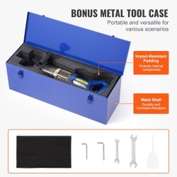Sähköhydraulinen harjaterästaivutin 6–20 mm 1500 W säädettävä 0–90° työkalulaukulla