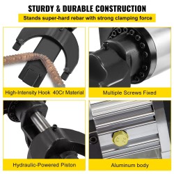 Sähköhydraulinen harjaterästaivutin 1500W 10–25 mm kompaktilla työkalulaukulla