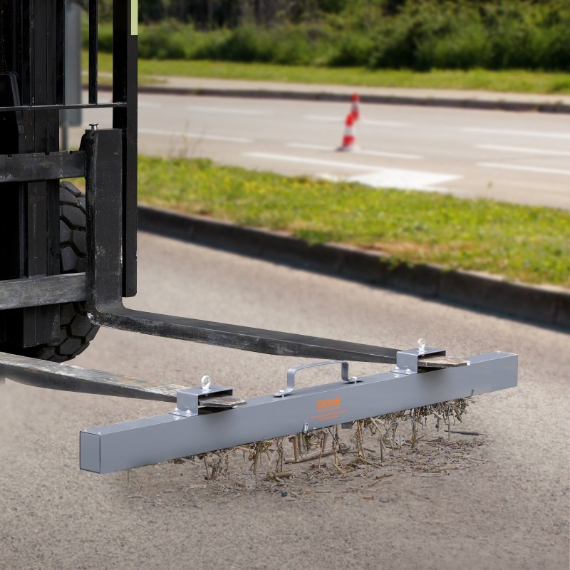 Ripustettava magneettinen harja 1830 mm 47,6 kg magneettivoima trukin haarukoihin