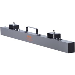 Ripustettava magneettinen lakaisin teräsrunkainen 1520 mm 42,2 kg vetovoima trukkien haarukoihin
