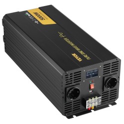 Puhdas siniaaltoinvertteri 5000W 12V 230V LCD näyttö USB kaukosäädin