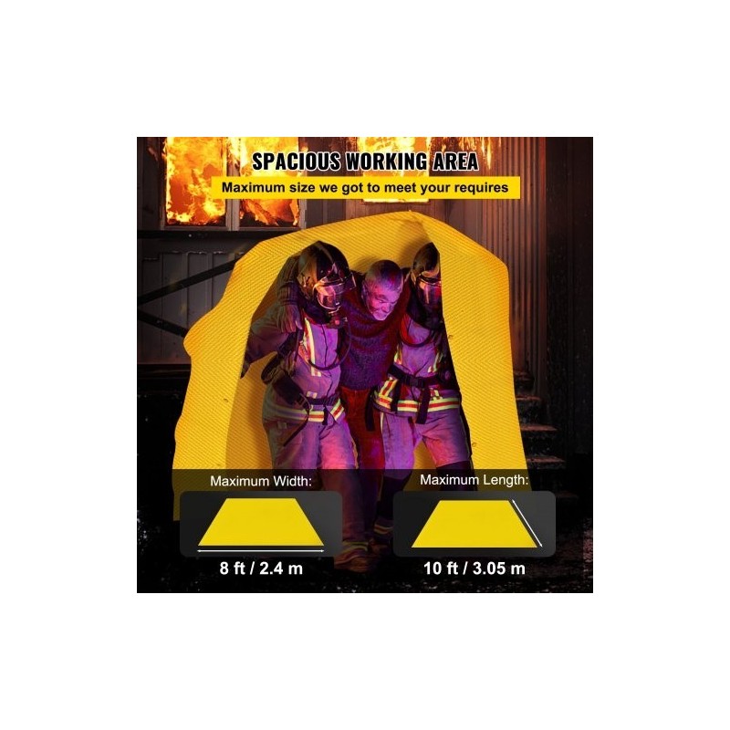 Hitsaus- ja palosuojapeite lasikuitukangas 2,4 x 3,05 m messinkirenkailla