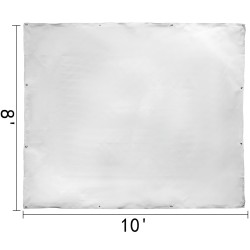 Lasikuituinen hitsaussuojahuopa 2,4 x 3,05 m 550°C messinkiset purjerenkaat