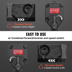 Paineilmakäyttöinen iskuväännin 3/8 tuuman neliökiinnitys alumiinirunko säädettävä momentti