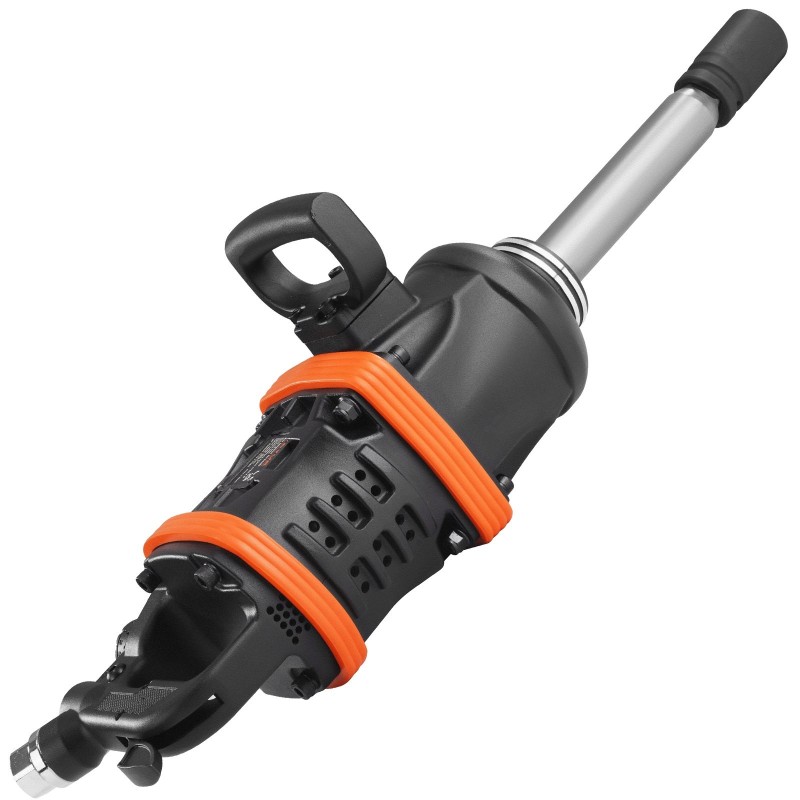 Paineilmakäyttöinen iskuväännin alumiinirunko 2,5 cm karalla 20 cm pidennetty raskaiden ajoneuvojen huoltoon