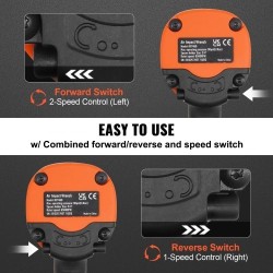 3/4-tuumainen paineilmamutterinväännin komposiittirunko korkea irrotusmomentti autojen huoltoihin