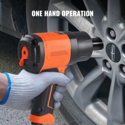 Paineilma-iskuväännin 1,27 cm neliöliitin kevyt 2,1 kg 11-osainen teräshylsysarja kuljetuslaukulla