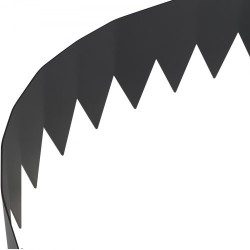 Teräsreunus galvanoitu 4 kpl 40x12 tuumaa taivutettava puutarhaan 6 klipsiä