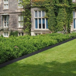 Galvanoitu teräspuutarhareunus 40 x 6 tuumaa 3 kpl maahan lyötävä