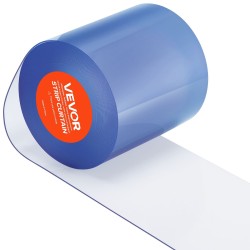 PVC liuskaverho läpinäkyvä viisitoista metriä kaksikymmentä senttimetriä kaksi millimetriä oviaukkoihin