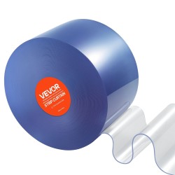 Läpinäkyvä PVC-lamelliverho rulla 45,7 m pituus 20 cm leveys oviverhoksi