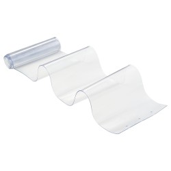 PVC-liuskaverho 0,9 x 2 m 2 mm 6 kpl läpinäkyvä oviaukkoihin