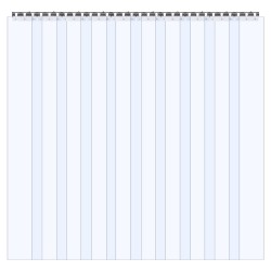 Läpinäkyvä PVC muovinen liuskaverho 2 4 m 1 5 m 2 mm 10 kpl pakastimeen