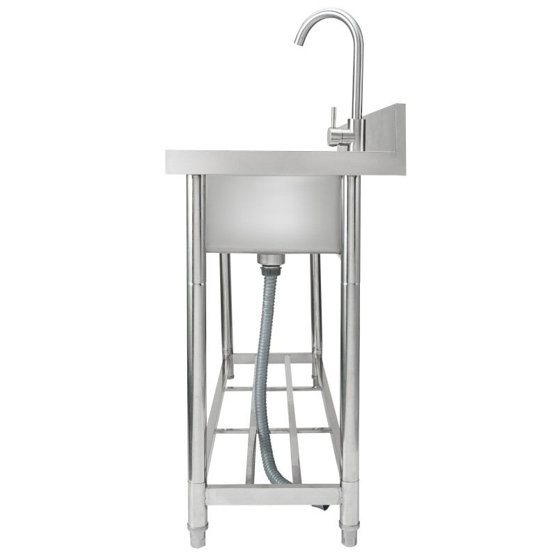 Ruostumaton teräs käyttöallas yhden komeron autotalli ravintola pyykkitila