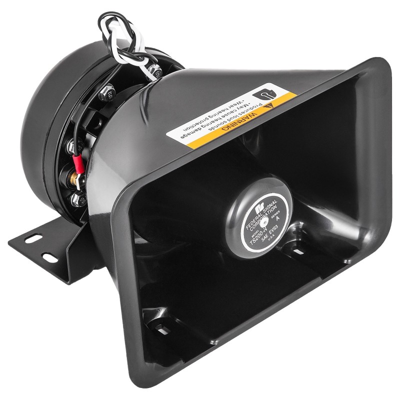 Varoitussireeni ja kaiutinsarja autolle 200W 12V 125dB 7 ääntä käsimikrofoni