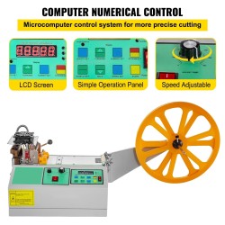 Automaattinen kuuma ja kylmäleikkuri nauhoille 95 mm leikkuuleveys ruostumattomasta teräksestä