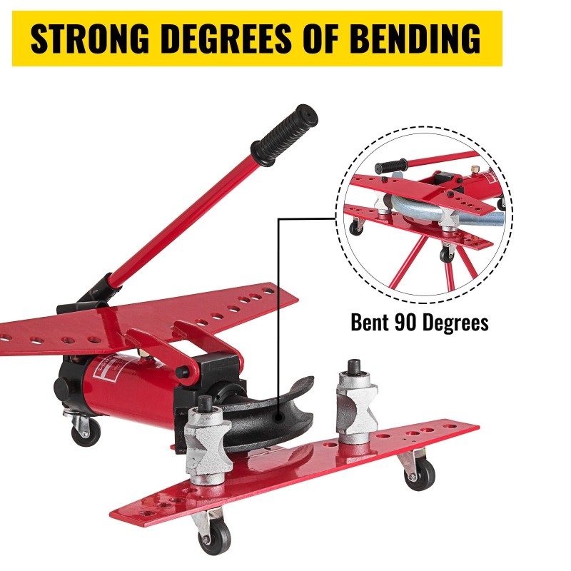 Hydraulinen käsikäyttöinen putkentaivutin 16T ulkohalkaisija 22–60 mm messinki alumiini teräsputkille